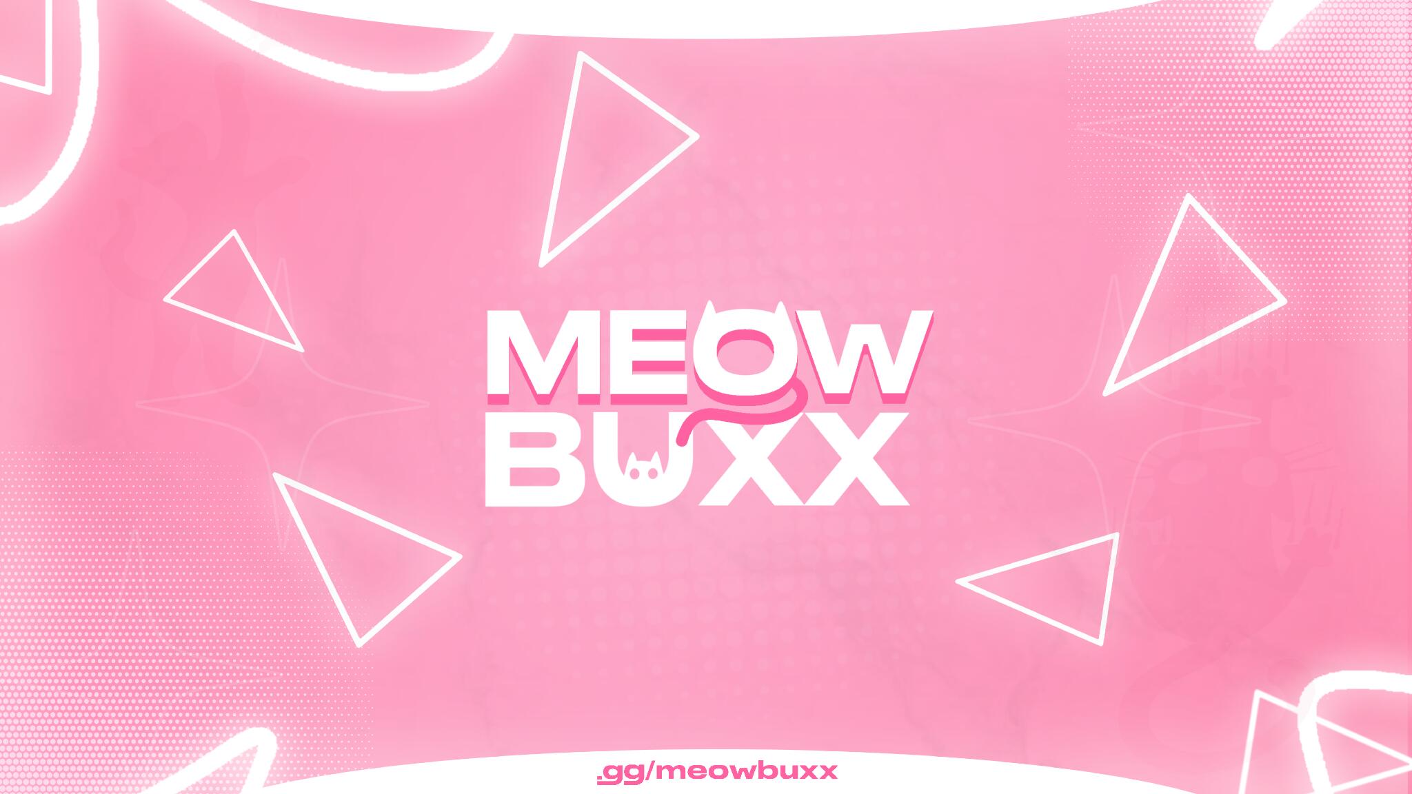 Discovery splash banner for MeowBuxx 🐾 Discord server