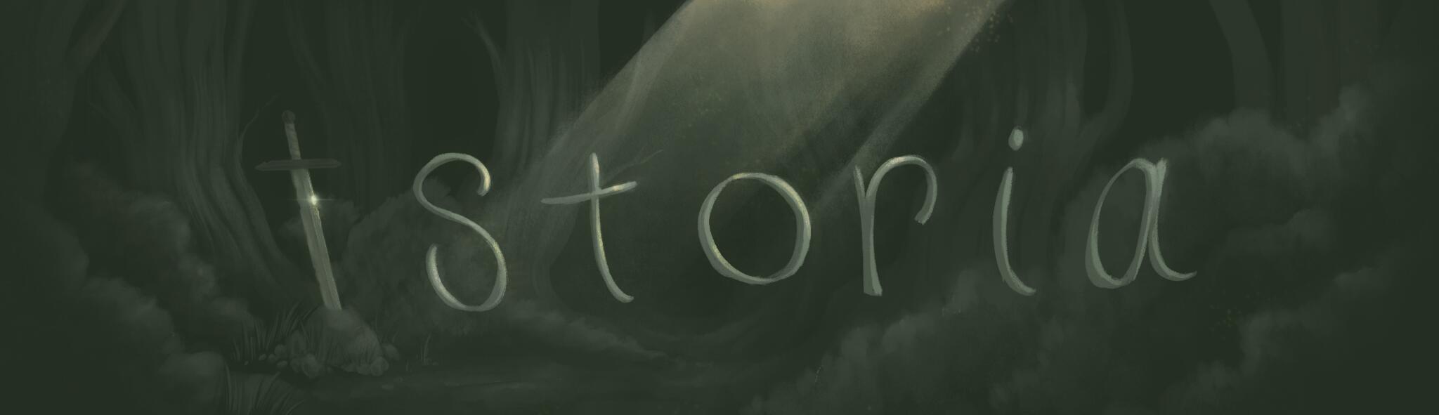 Discovery splash banner for Istoria Discord server