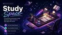 Discovery splash banner for Study Space Discord server