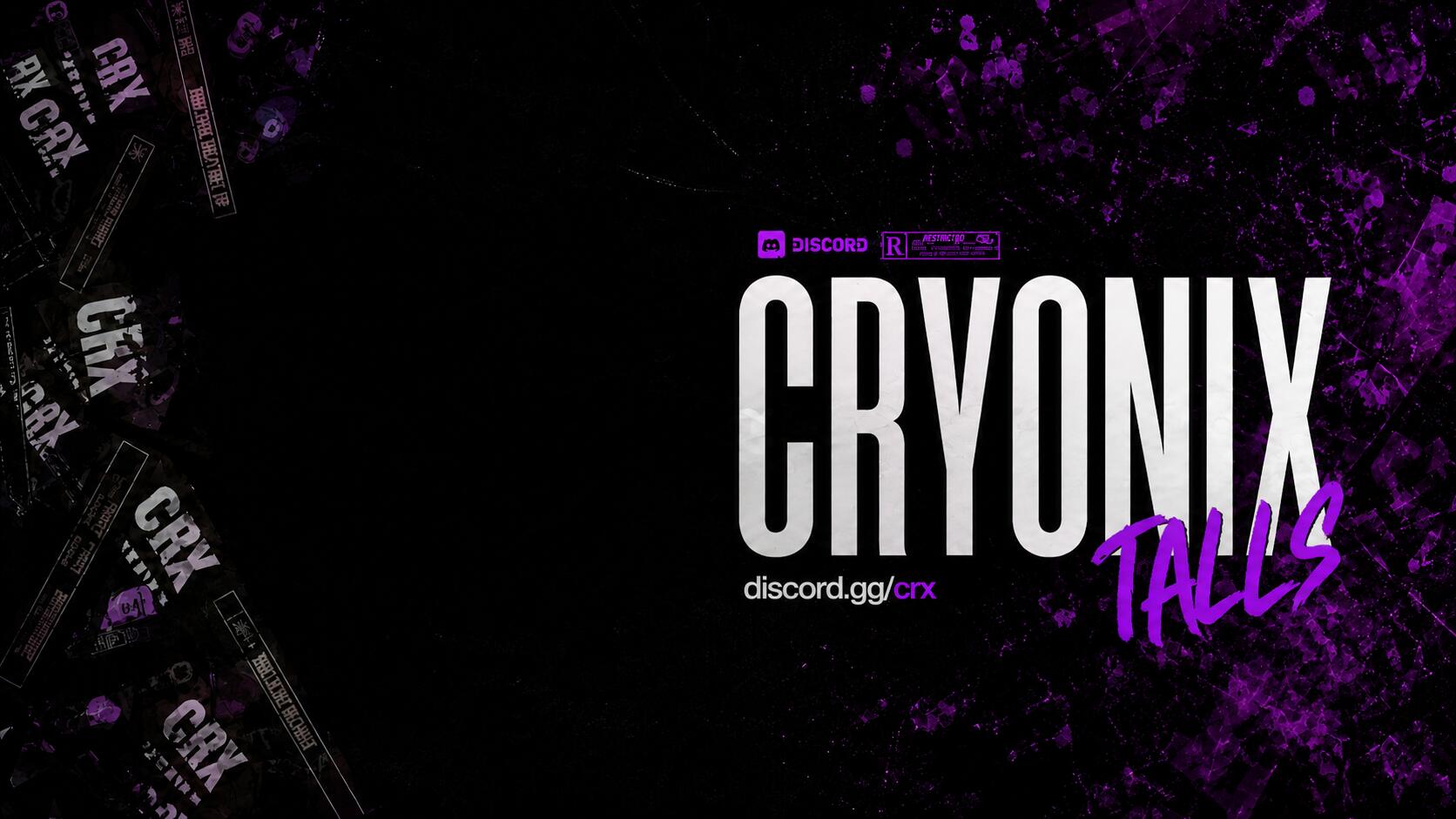 Discovery splash banner for Cryonix.gg 🦋 Animes・Web hype・Chat・ Calls・Comunidade・Servidor ativo・24h・Amizades・Jogos・FiveM Discord server