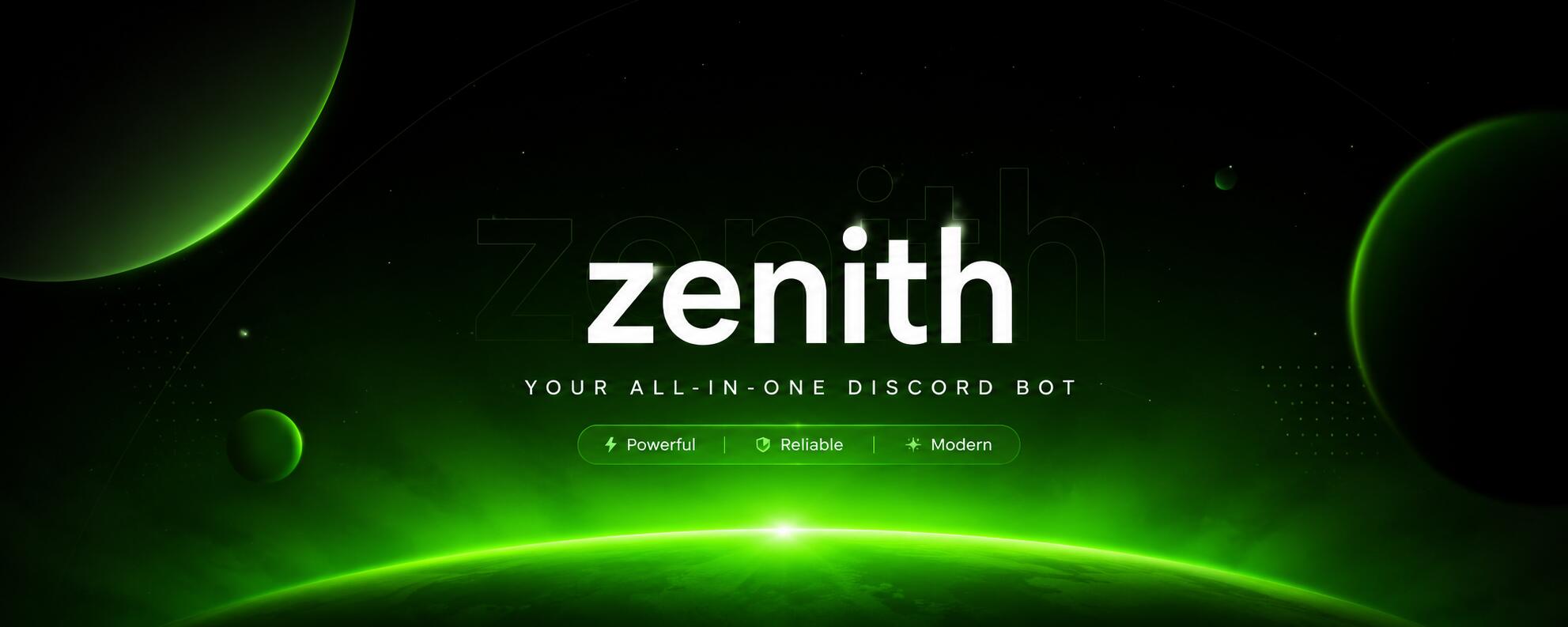 Discovery splash banner for zenith Discord server