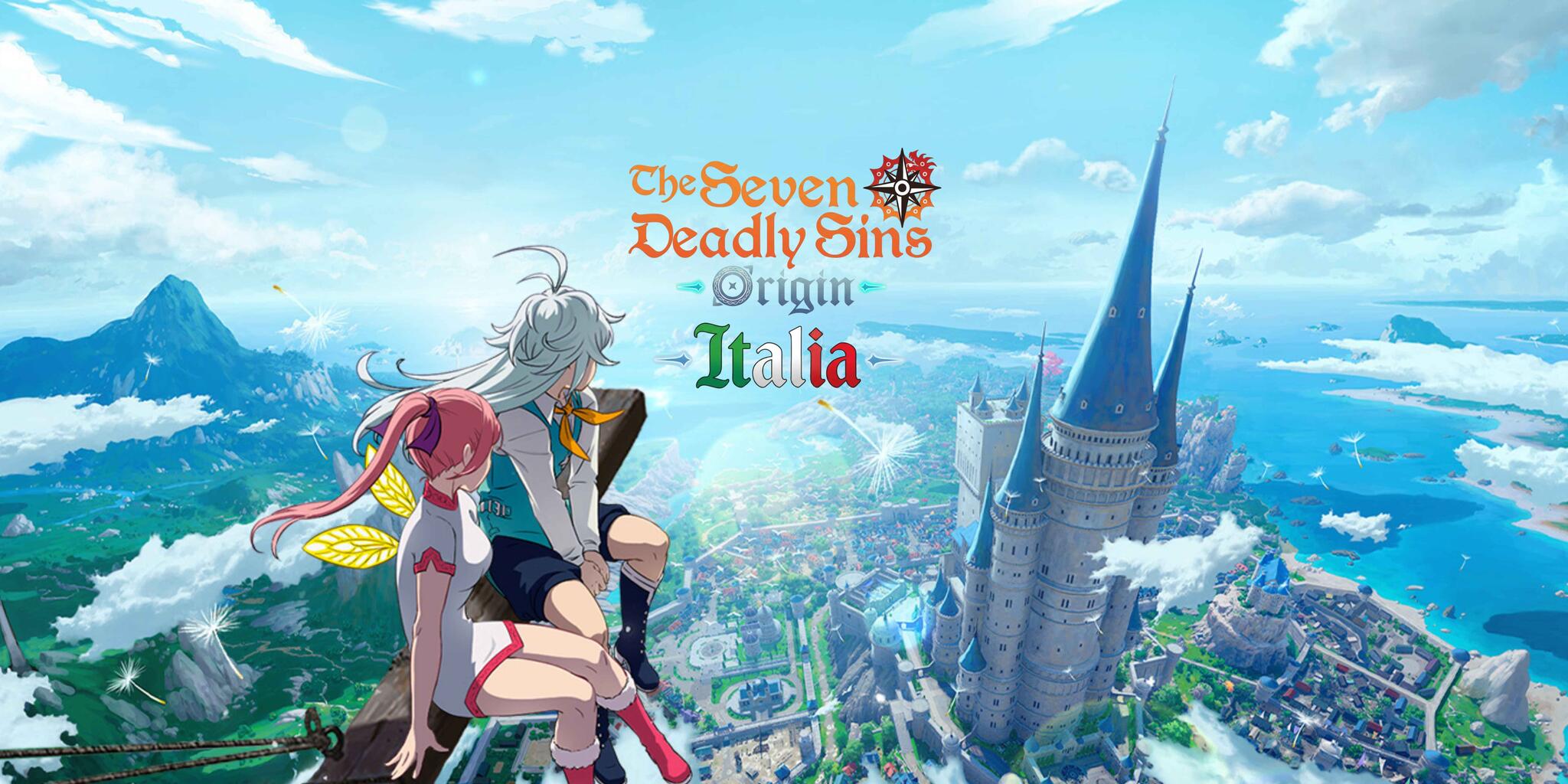 Discovery splash banner for The Seven Deadly Sins: Origin | Italian Community Discord server