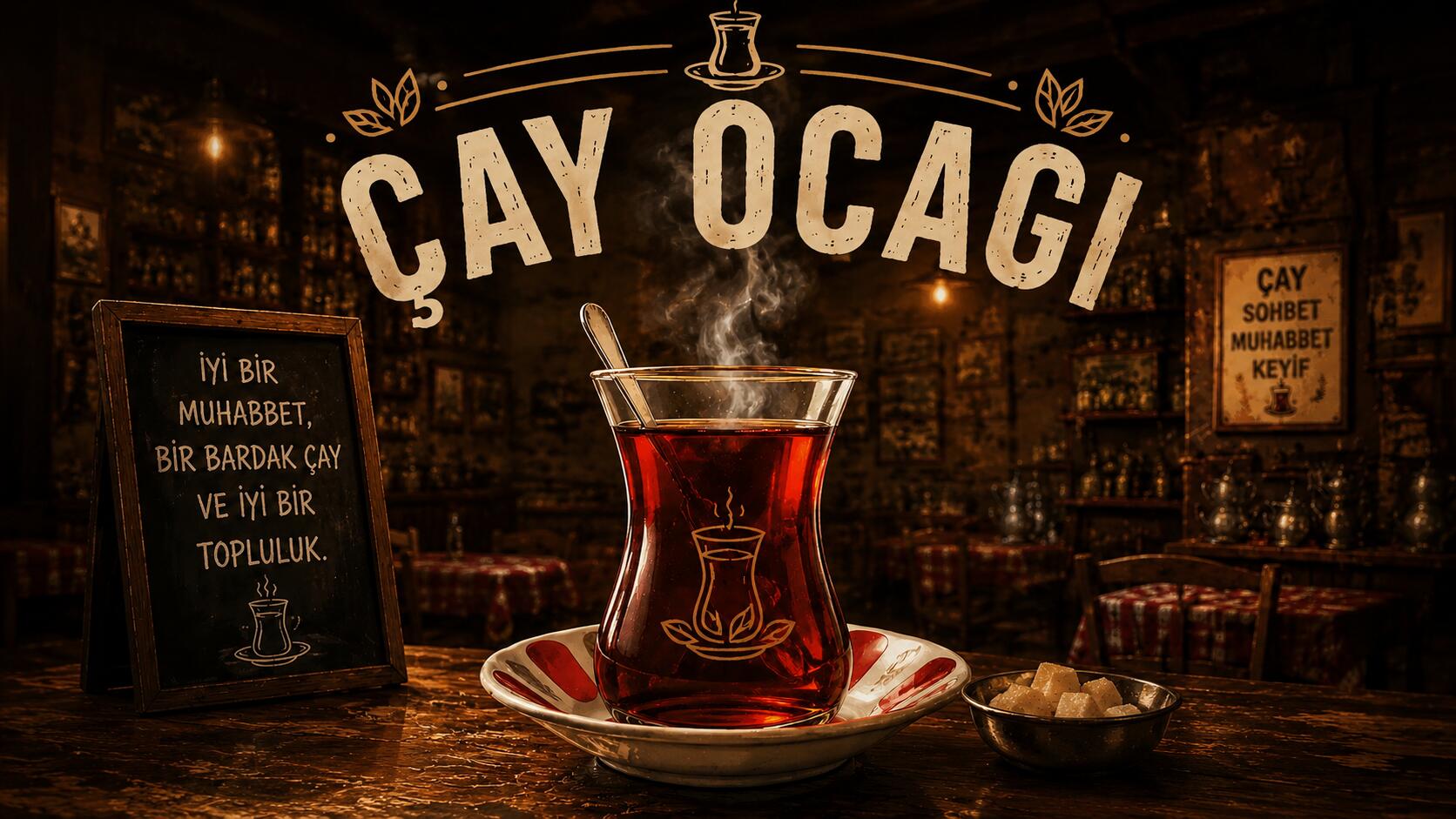 Discovery splash banner for Çay Ocağı (_)> #İlk Adım Discord server