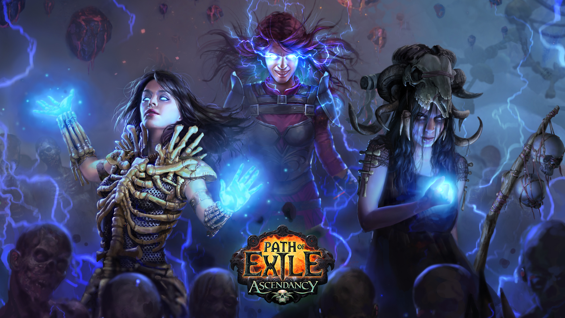 Discovery splash banner for Path of Exile 1 & 2 Discord server