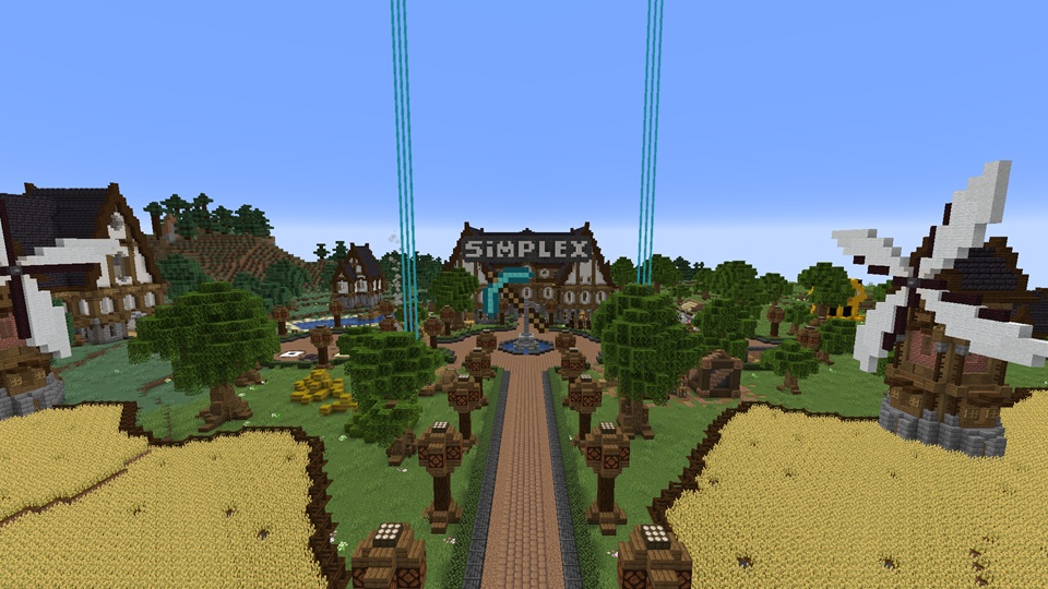 Discovery splash banner for Simplex Minecraft Server Discord server