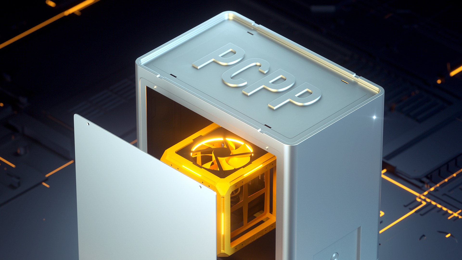 Discovery splash banner for PCPartPicker Discord server
