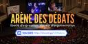 Discovery splash banner for ARÈNE DES DÉBATS Discord server