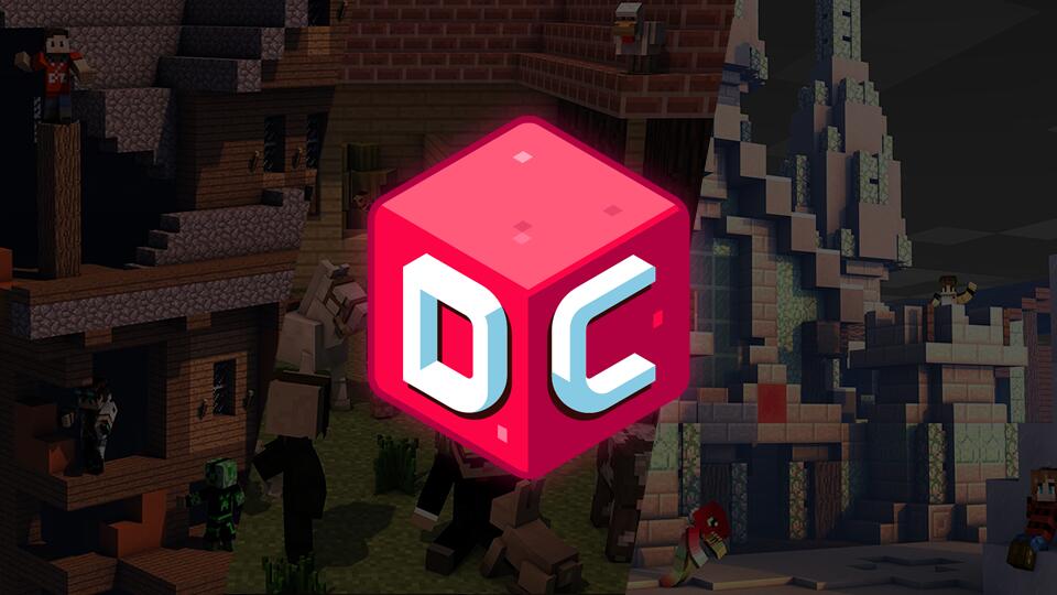 Discovery splash banner for DirtCraft Discord server