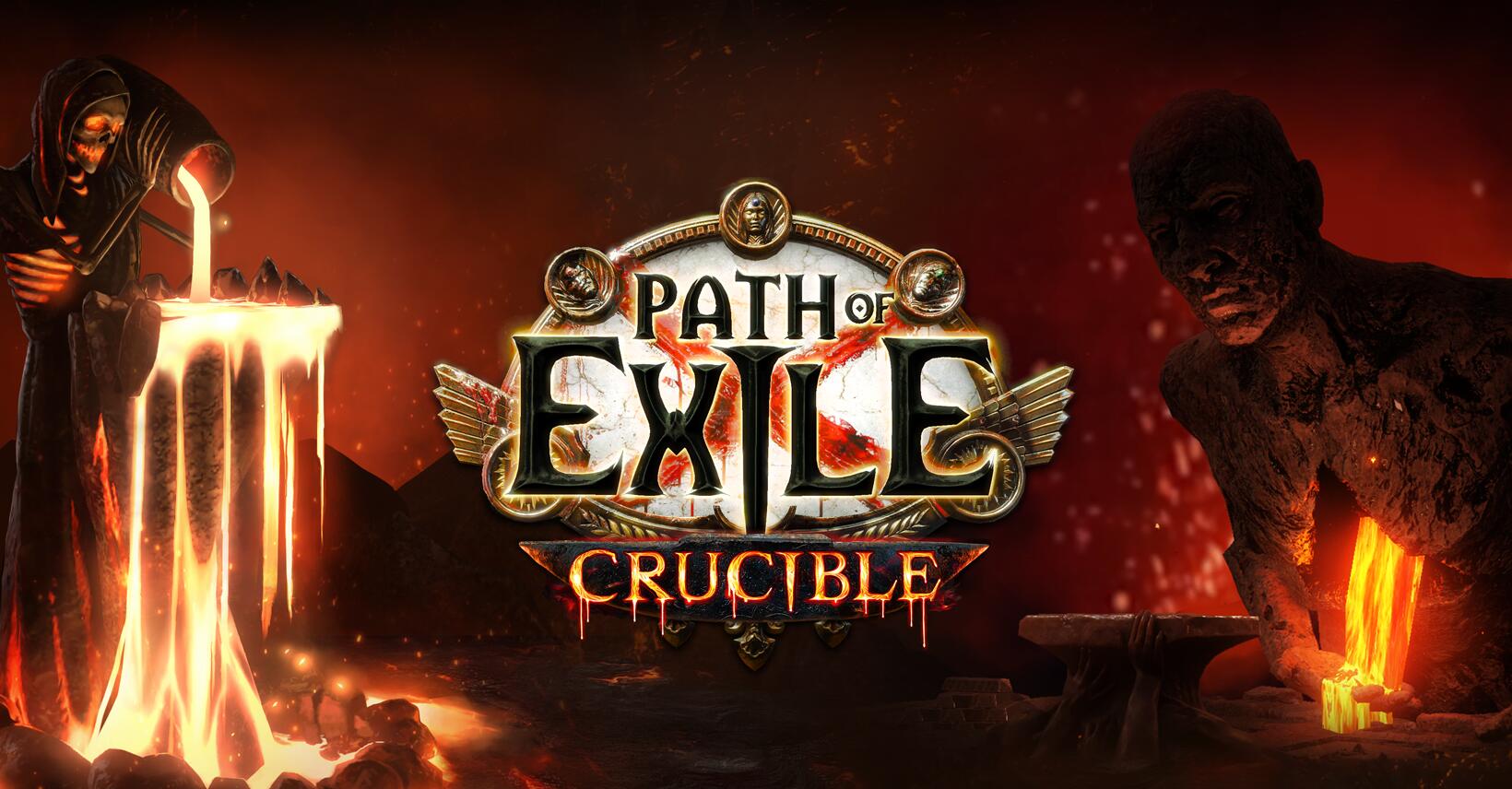Discovery splash banner for Path of Exile Brasil Discord server