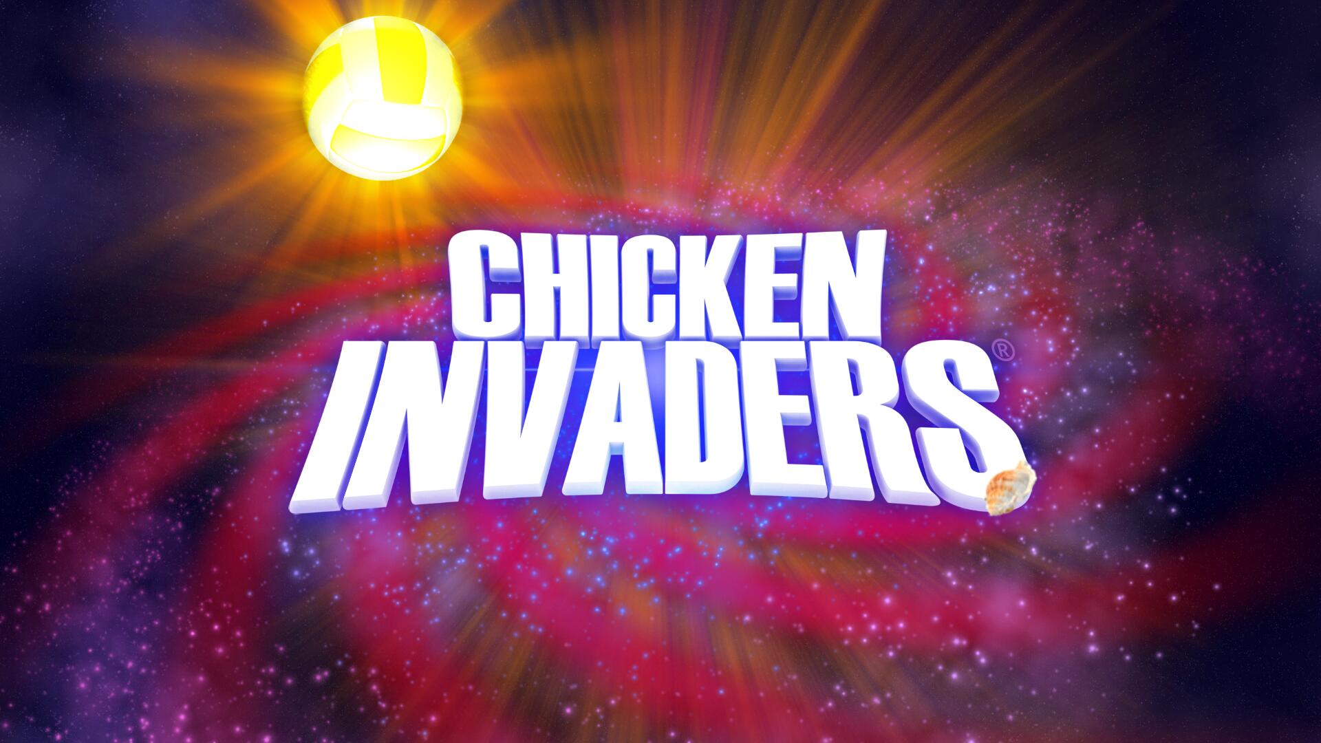 Discovery splash banner for Chicken Invaders (Summer Edition) Discord server