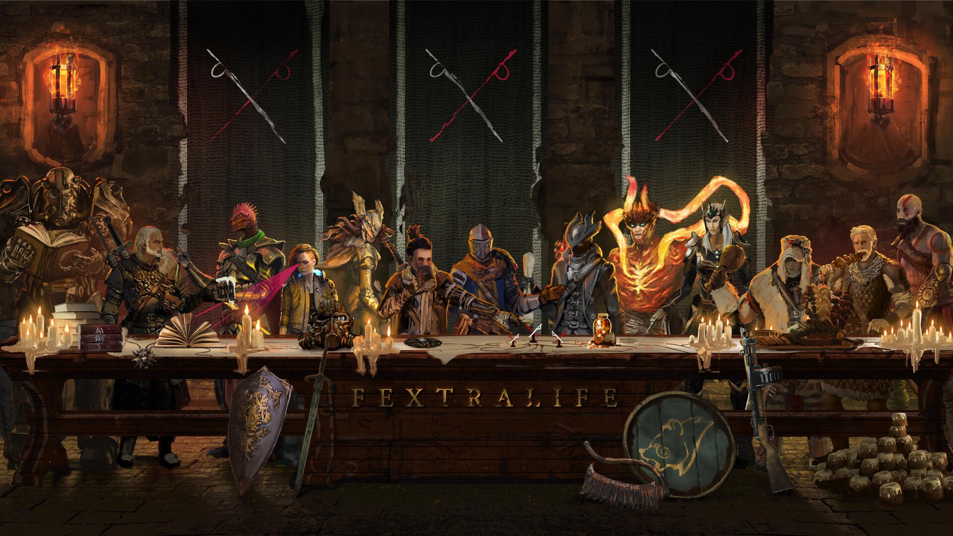 Discovery splash banner for Fextralife Discord server