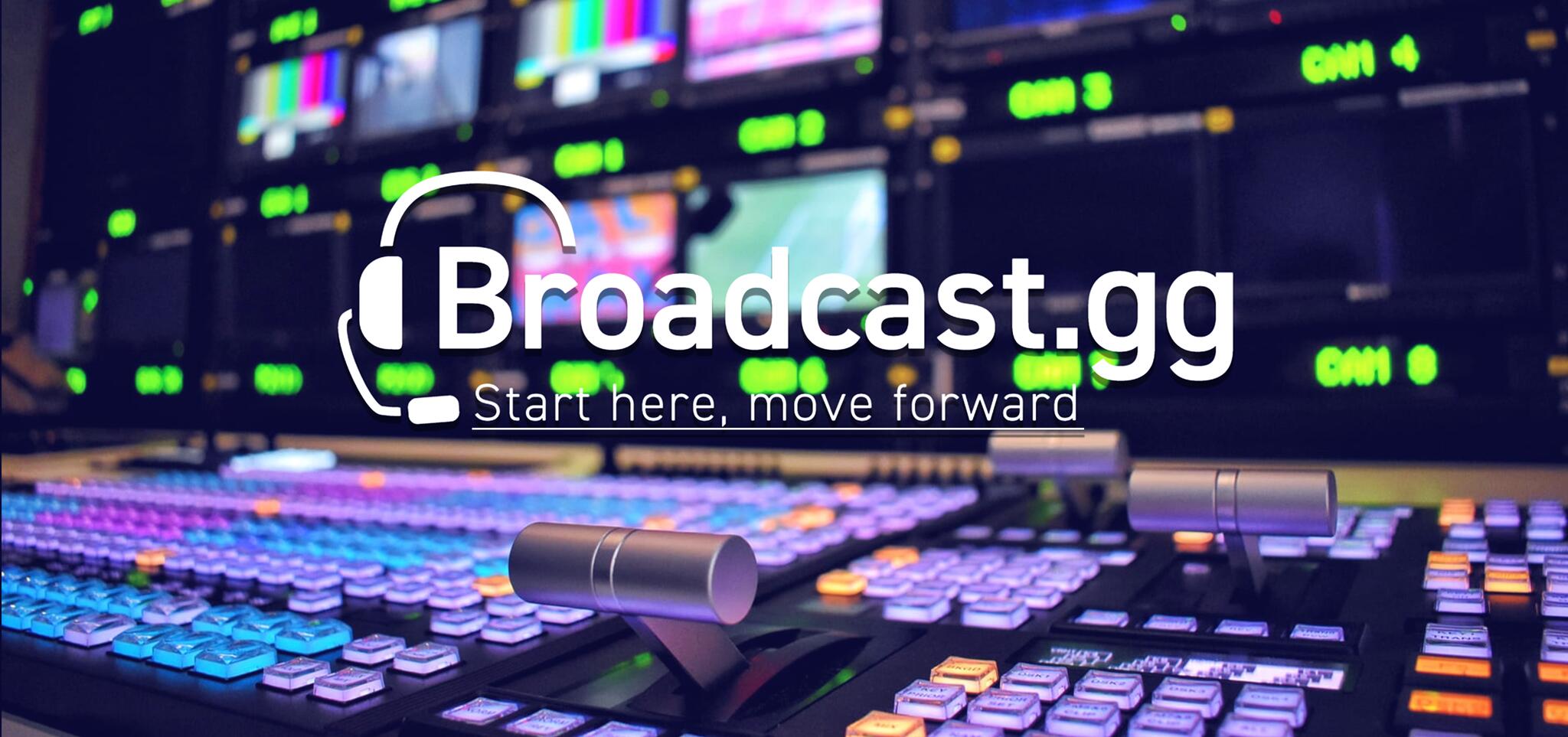 Discovery splash banner for Broadcast.gg Discord server