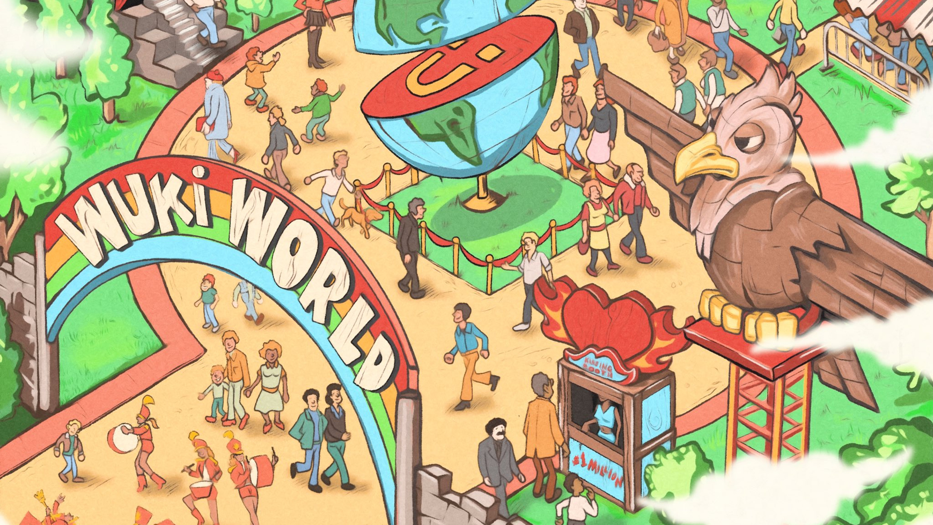 Discovery splash banner for Wuki Discord server
