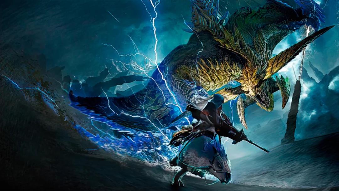 Discovery splash banner for Monster Hunter Hub Discord server