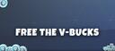 Discovery splash banner for Free the V-Bucks Discord server