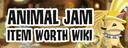 Discovery splash banner for Animal Jam Item Worth Discord server