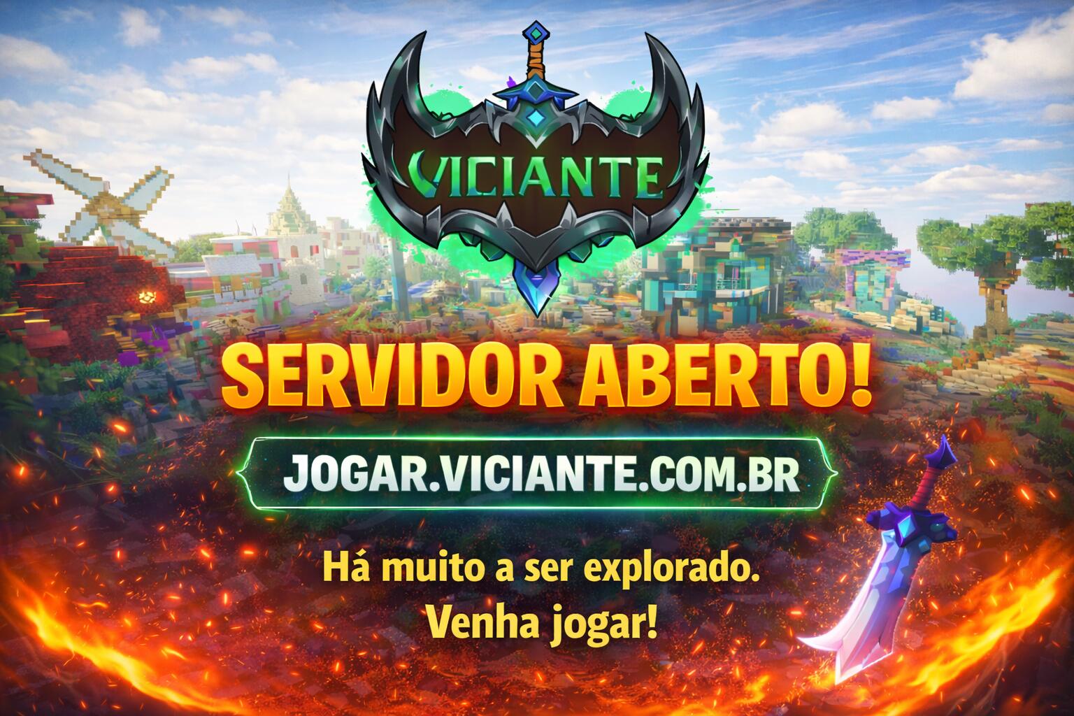 Discovery splash banner for Viciante Discord server