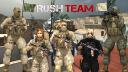 Discovery splash banner for Rush Team Discord server