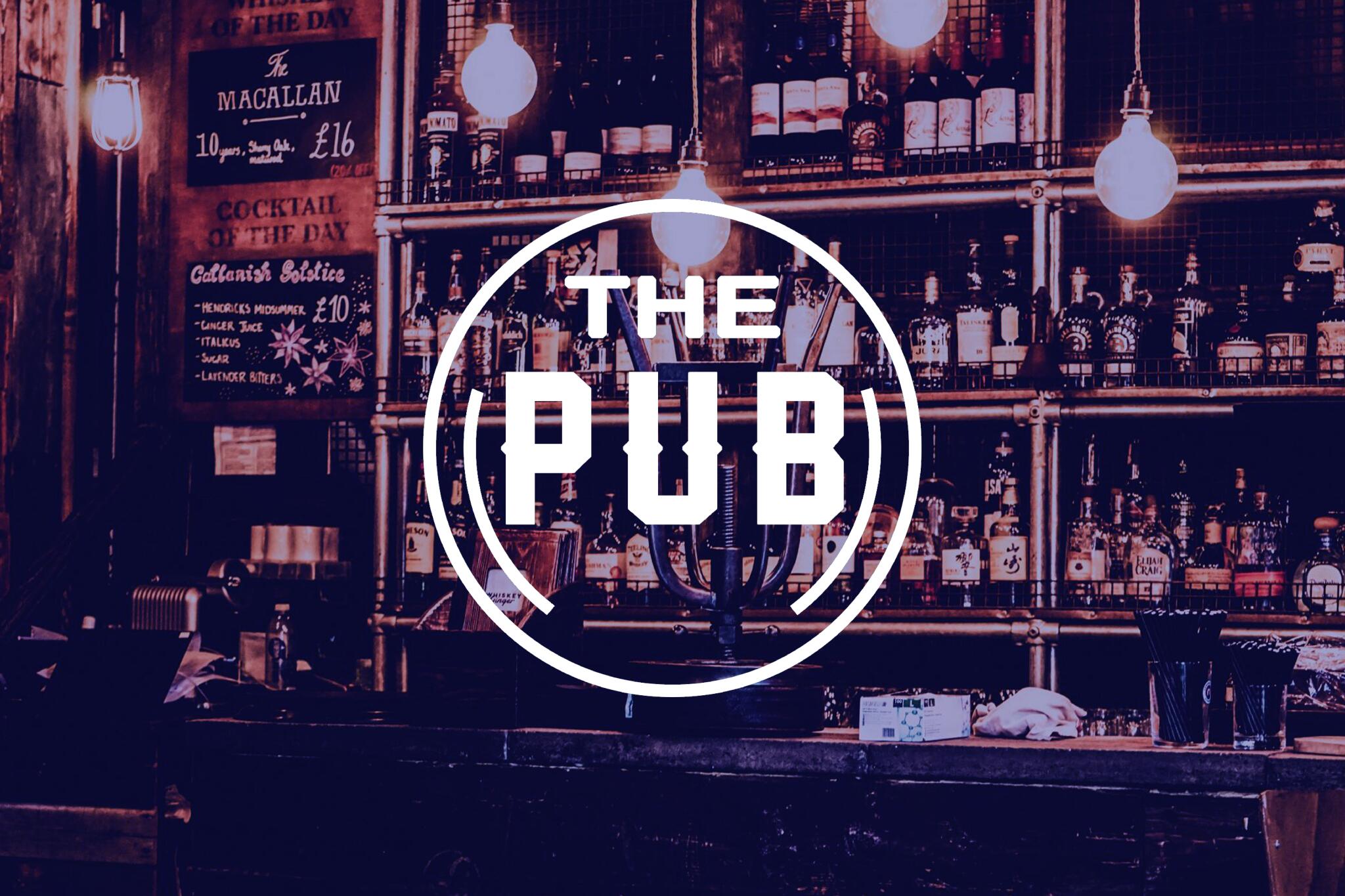Discovery splash banner for The Pub Discord server