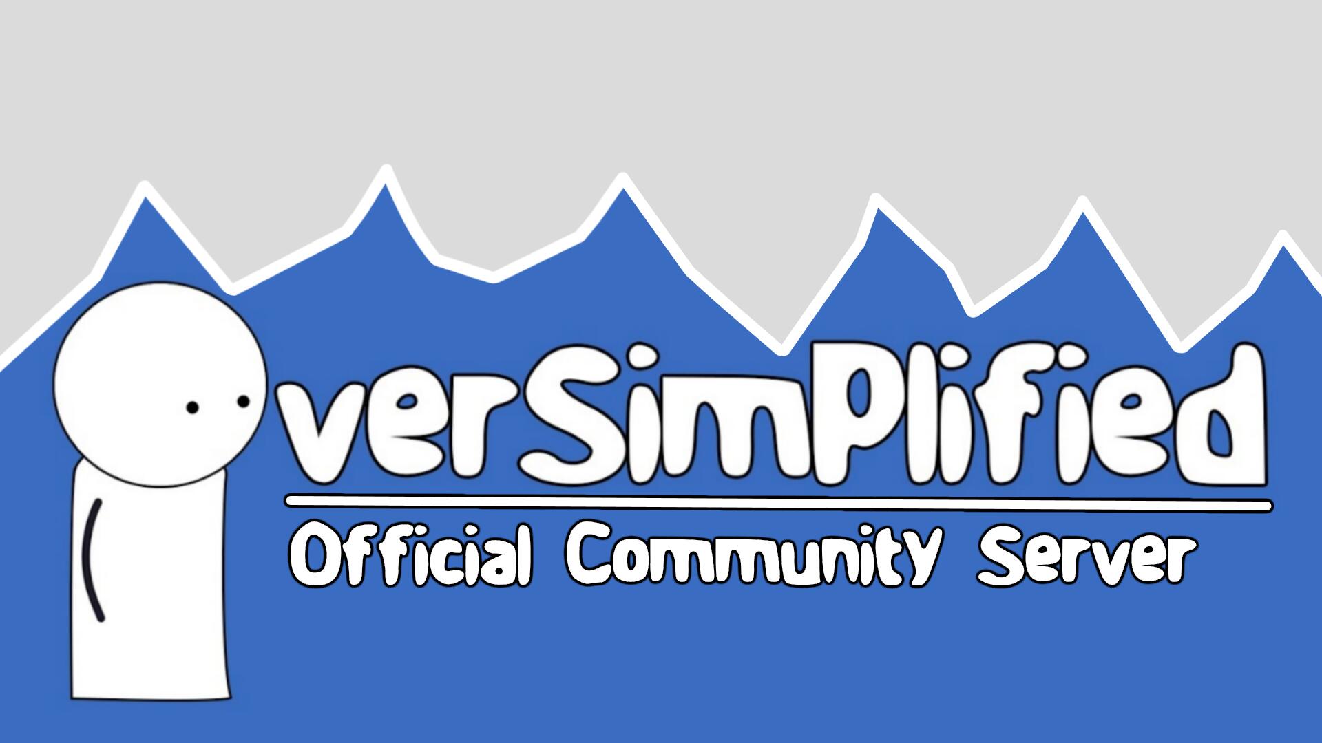 Discovery splash banner for OverSimplified Discord server