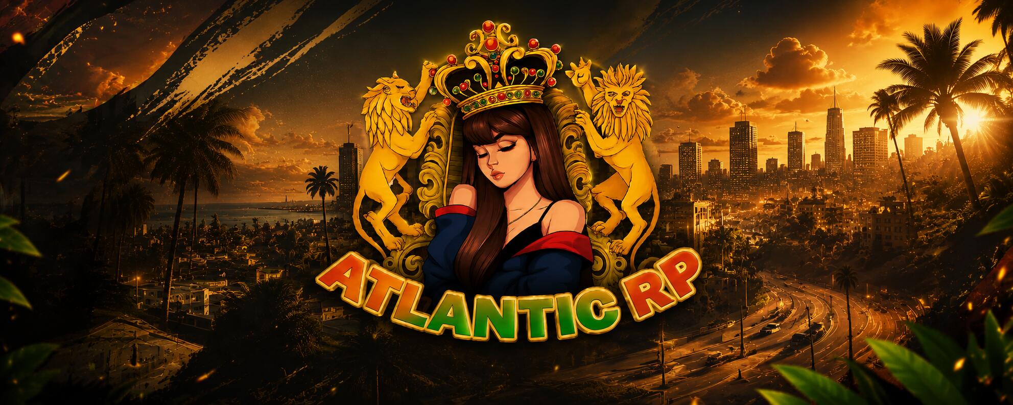 Discovery splash banner for A T L A N T I C © ┃MAROC RP Discord server