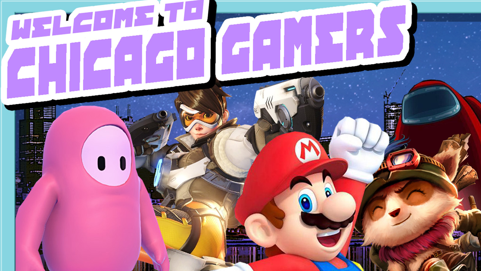 Discovery splash banner for Chicago Gamers Discord server