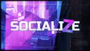 Discovery splash banner for Socialize | Active VC Server • Hangout • Voice Chat • Call • Social • Chill • Anime • Memes • Emojis Discord server