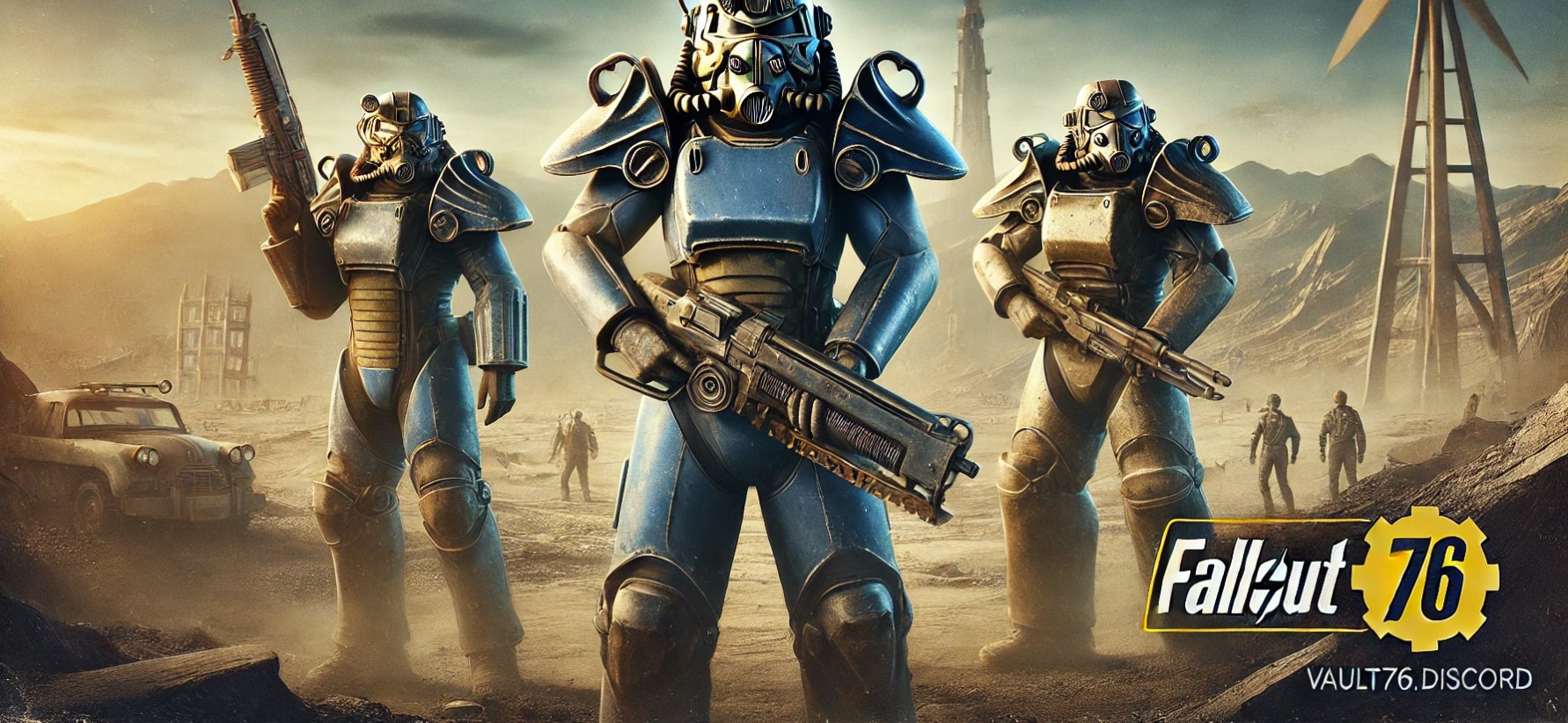 Discovery splash banner for Vault76.de Discord server