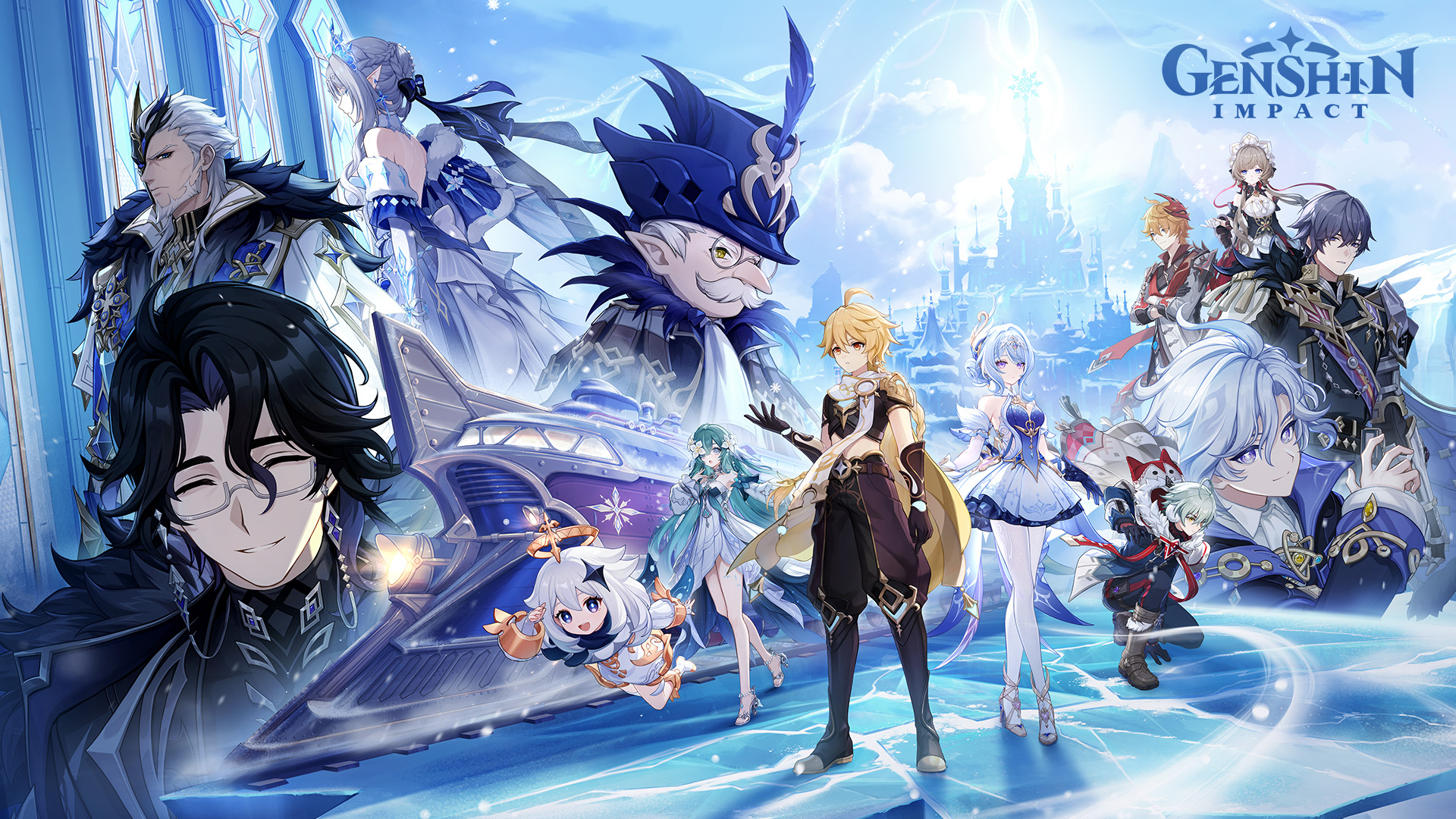 Discovery splash banner for Genshin Impact Official Discord server
