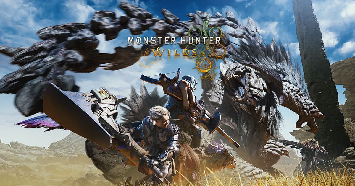 Discovery splash banner for Monster Hunter Wilds | Outlanders | Stories - Deutsch Discord server