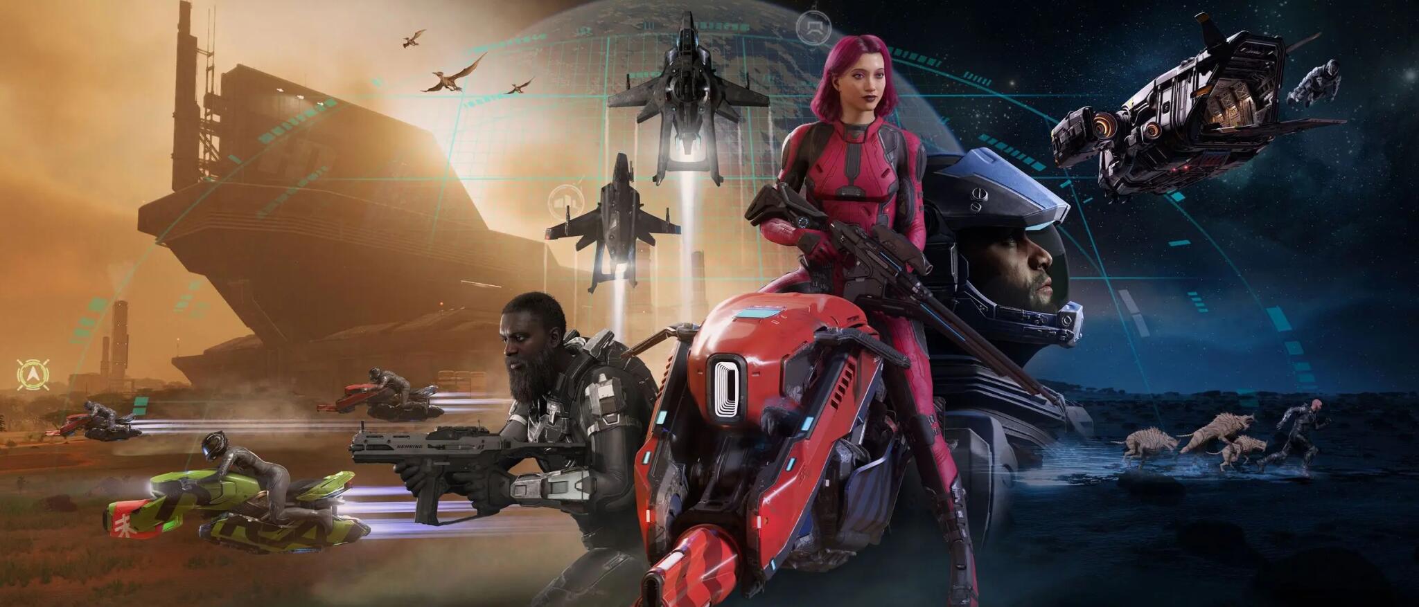 Discovery splash banner for ⚪🔴Star Citizen Polska: Prawdziwy Neutralny Hub (+gry sci-fi, space-sim) Discord server