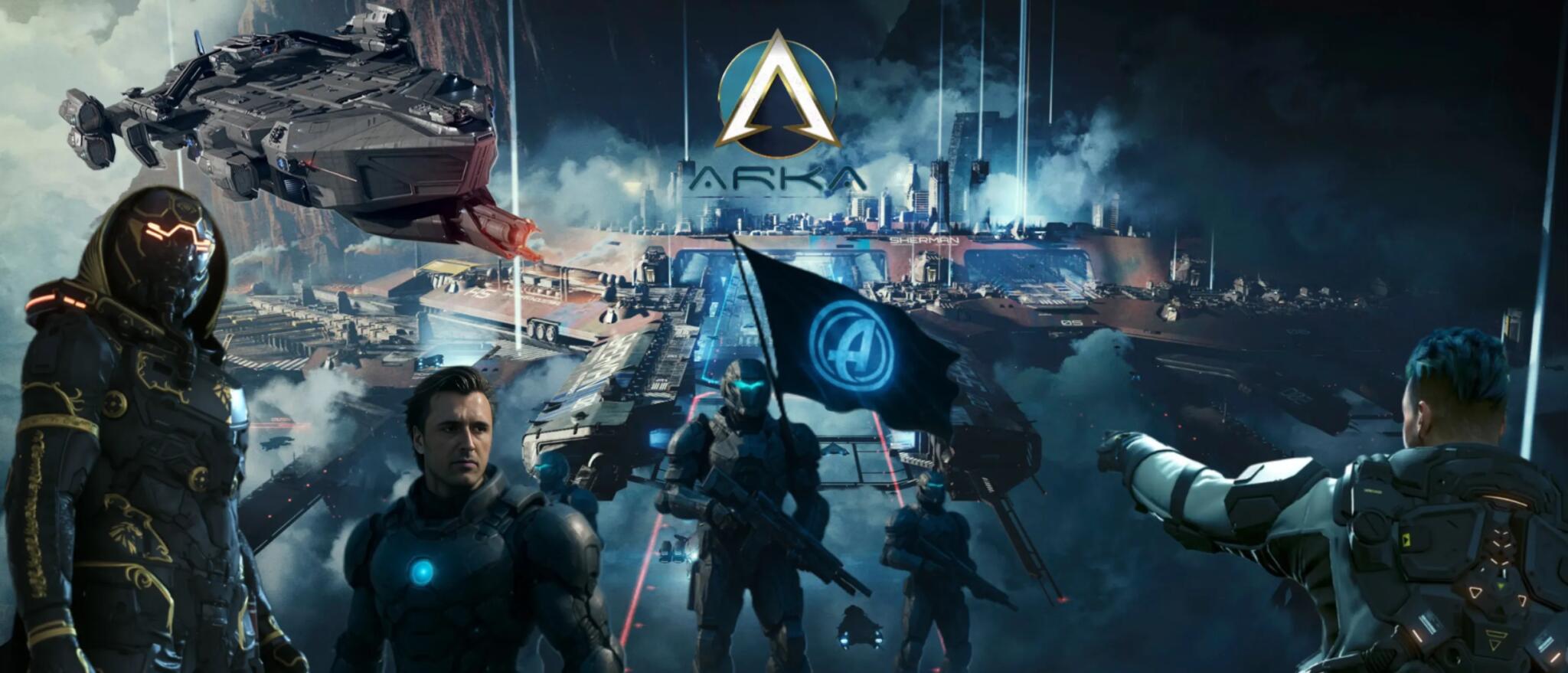 Discovery splash banner for ARKA Discord server