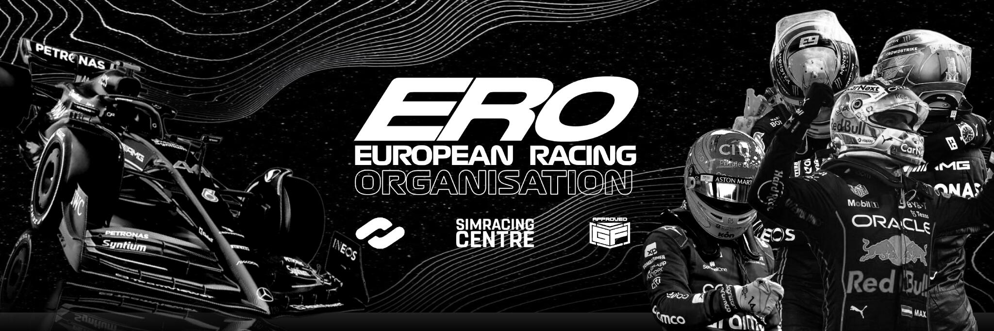 Discovery splash banner for European Racing Organisation Discord server