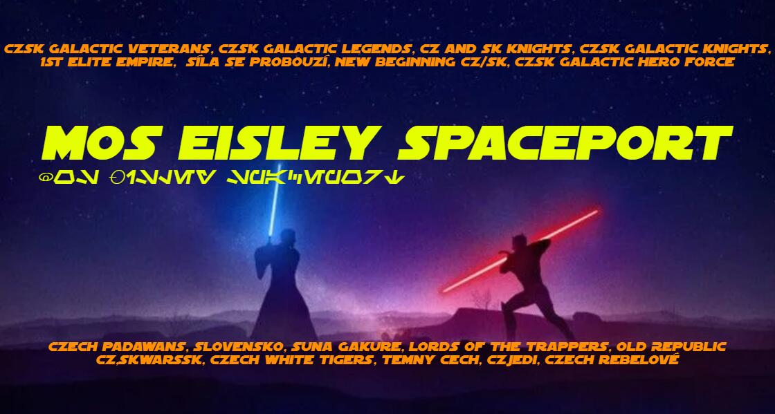 Discovery splash banner for Mos Eisley Spaceport CZ/SK Discord server