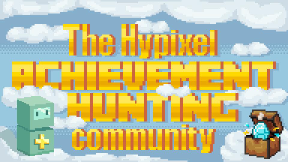 Discovery splash banner for The Hypixel Achievement Hunting Community Discord server