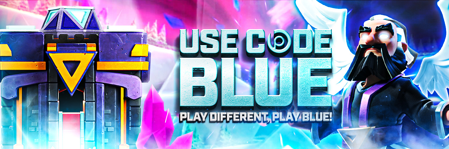 Discovery splash banner for 🔹 Blueprint CoC | BLUE Discord server