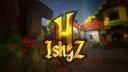 Discovery splash banner for iSkyZ - Hypixel Skyblock Discord server