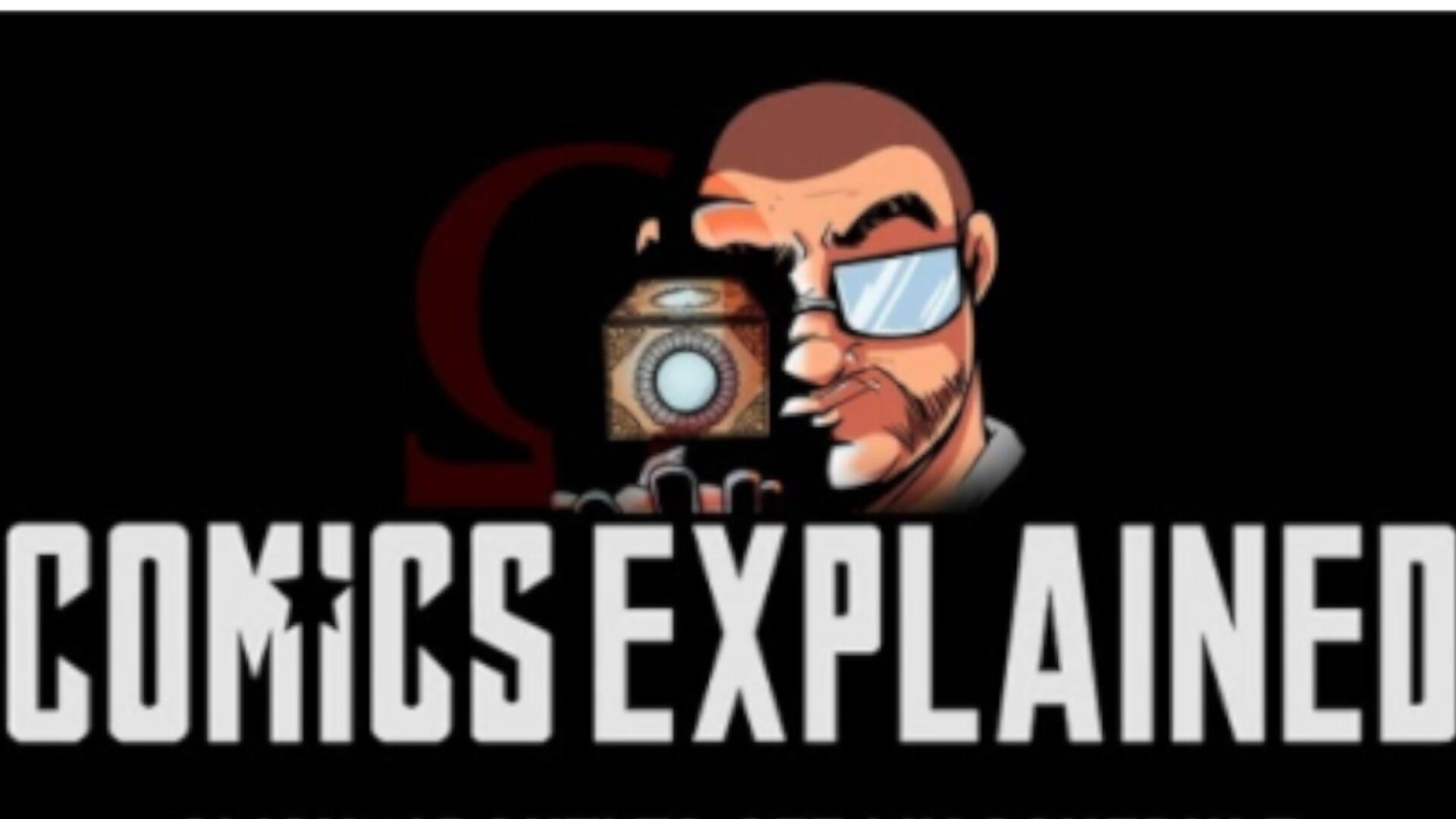 Discovery splash banner for Comics Explained Discord server