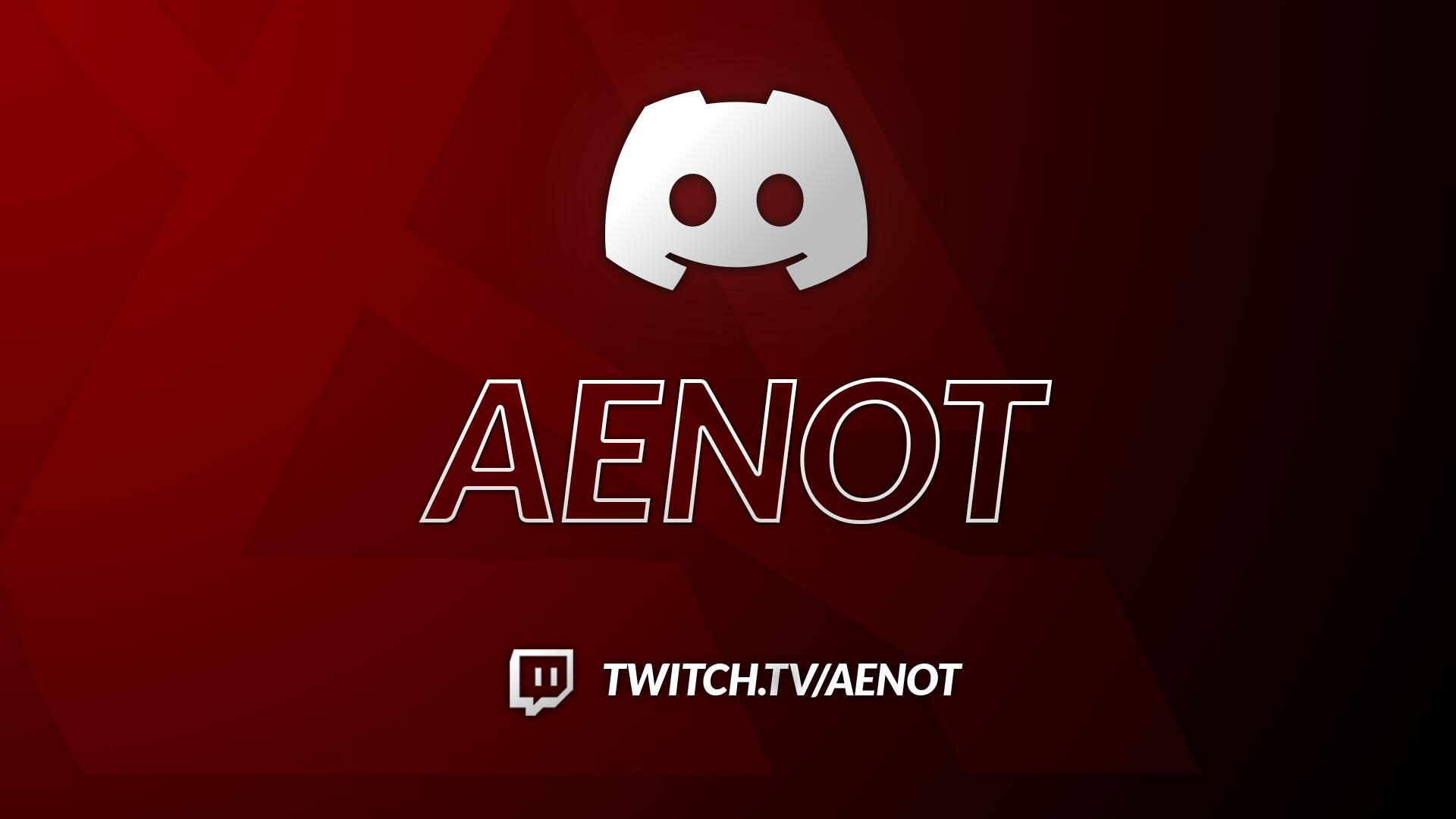 Discovery splash banner for Aenot Discord server