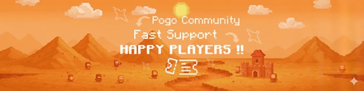 Discovery splash banner for Pogo's Community Discord server