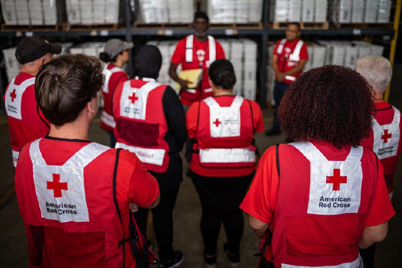 Discovery splash banner for American Red Cross Charity Streaming Discord server