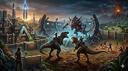 Discovery splash banner for Server Tharyon / Servidor Ark Survival Ascended PvE y PvP en Español Discord server