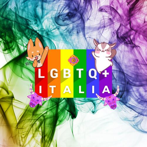 Discovery splash banner for 🌈LGBTQIA+ ITALIA🍭 Discord server