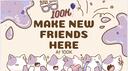 Discovery splash banner for Make New Friends Here Discord server
