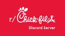 Discovery splash banner for r/Chick-fil-A Discord server