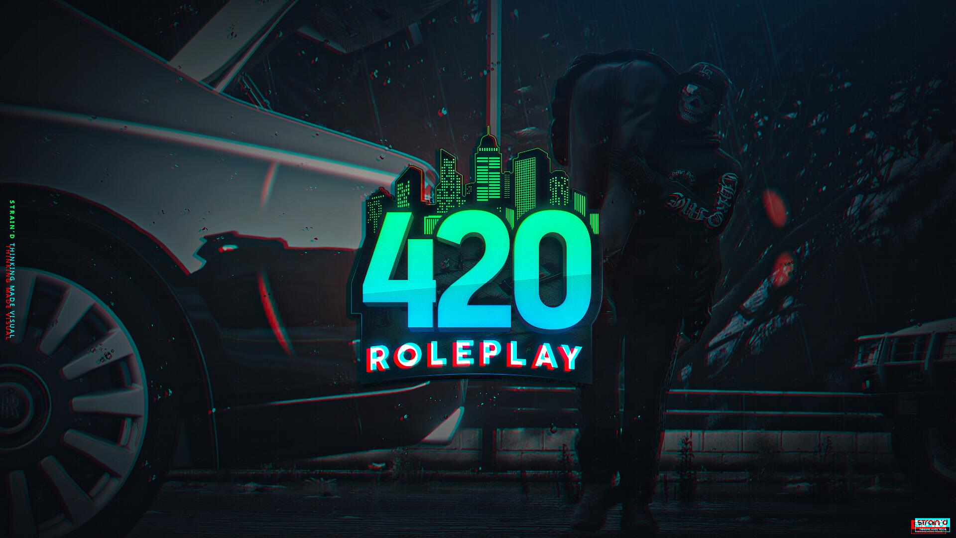 Discovery splash banner for 420 Roleplay Discord server