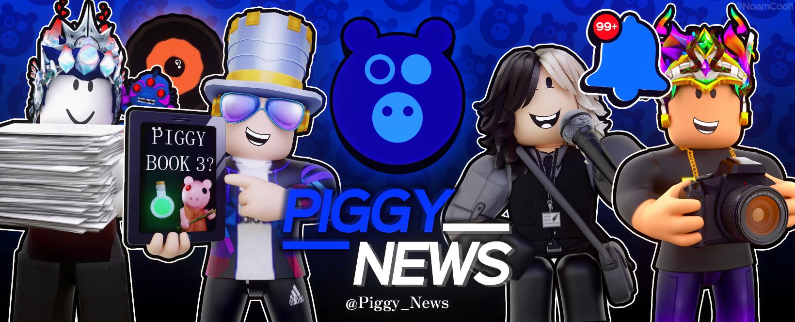 Discovery splash banner for Piggy News Discord server
