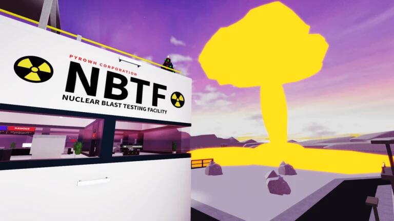 Discovery splash banner for Nuclear Blast Testing Facility Official Discord server