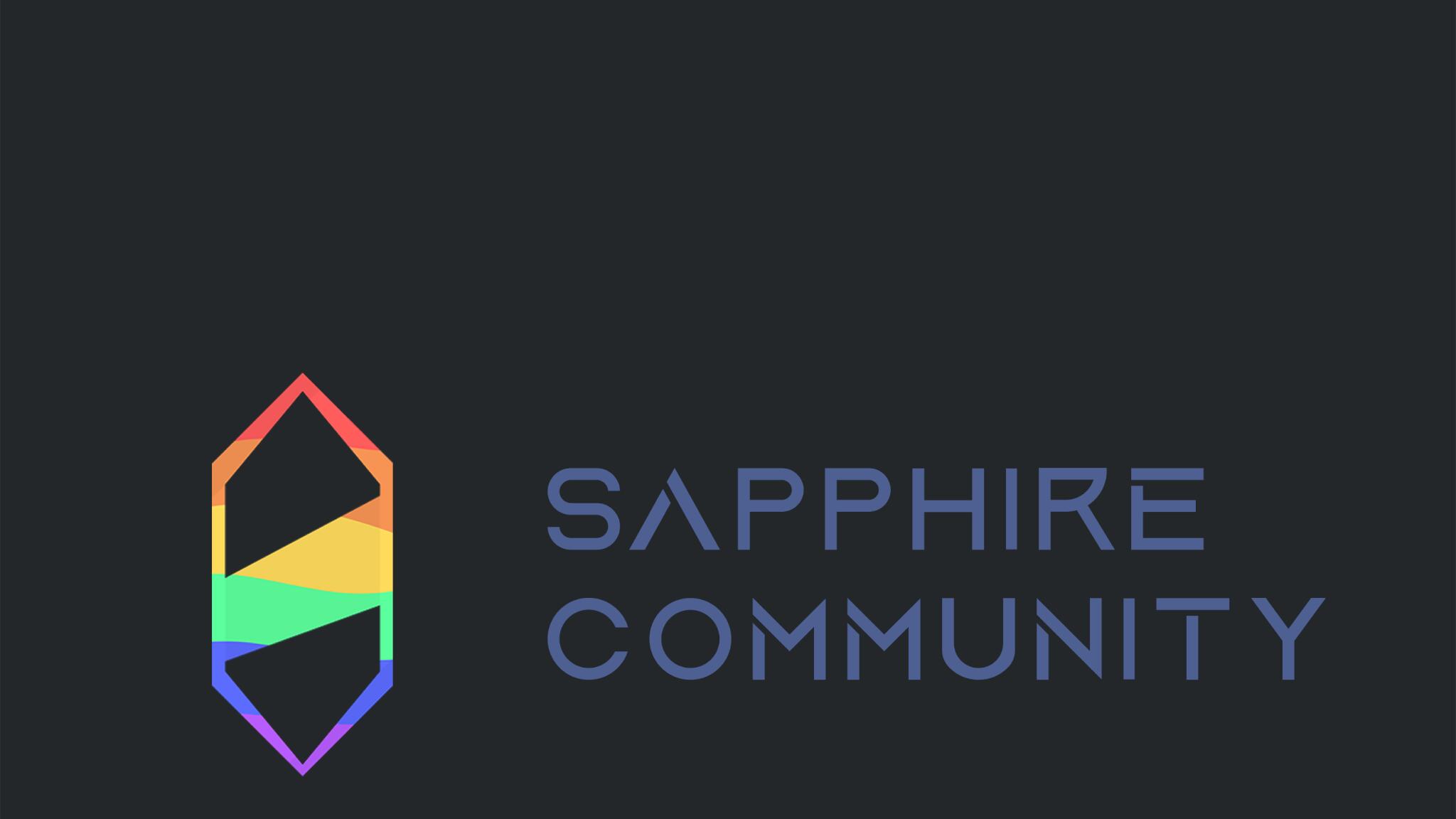 Discovery splash banner for Sapphire - Imagine a Framework Discord server