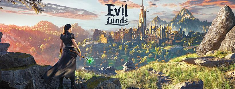 Discovery splash banner for Evil Lands Discord server